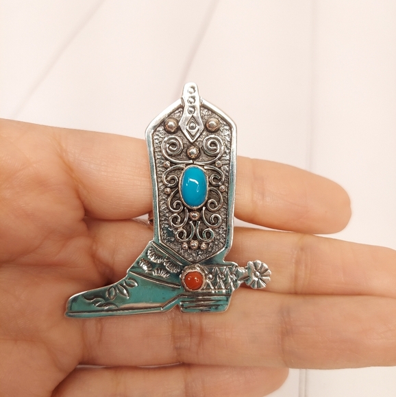 Cowboy Boot STATEMENT RING Sz8 - Picture 2 of 10